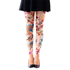 Footless Cream spring flowers