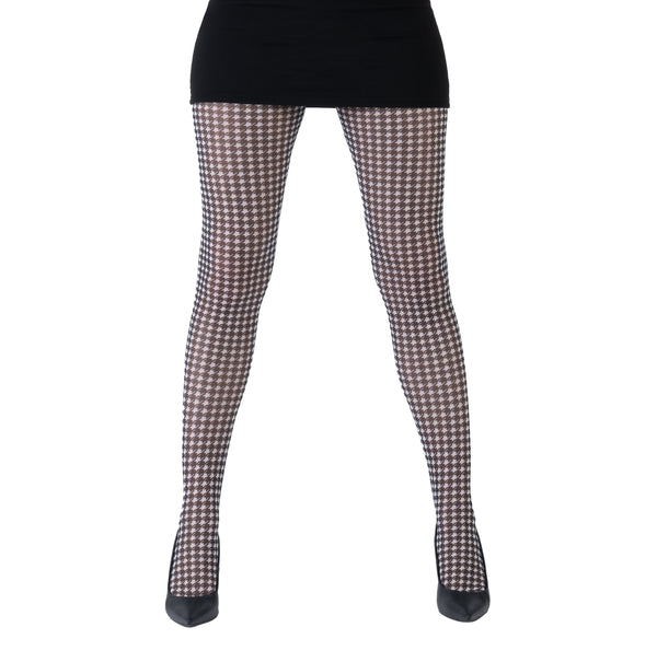 Full-Leg Pepita Pattern