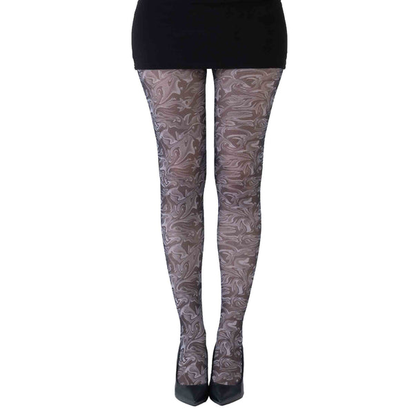 Full-Leg Monochrome Marble