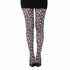 Full-Leg White Polka Dots