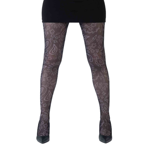 Full-Leg Scattered Paisley