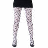 Full-Leg Black Polka Dots