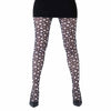 Full-Leg White Polka Dots