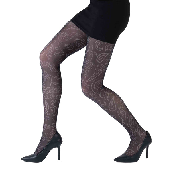 Full-Leg Scattered Paisley