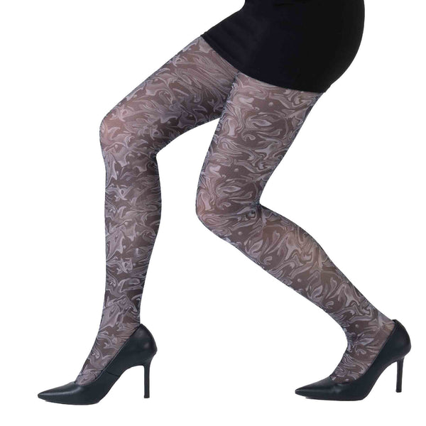 Full-Leg Monochrome Marble