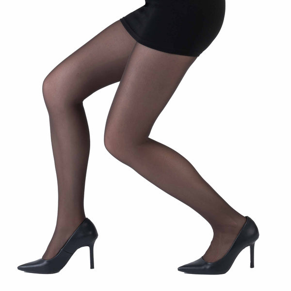 Full-Leg Chocolate Brown