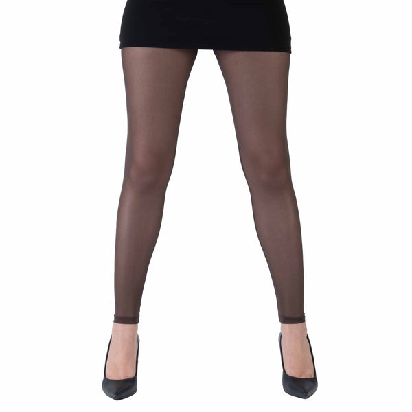 Footless Chocolate Brown