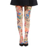 Full-Leg Cream spring flowers