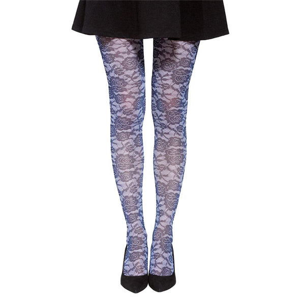 Full-Leg Floral Lace D