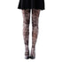 Full-Leg Black and white flowers