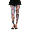 Footless Tie-dye &amp; golden flower