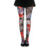 Full-Leg Tie-dye red flower