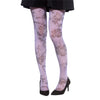Full-Leg Flower texture rubbed gray
